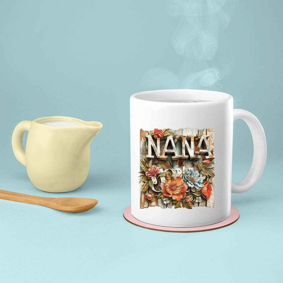 Grandma Mug, Grandma Gift For Grandma Birthday Gift Personalized Grandma Coffee Cup, Mothers Day Gift From Granddaughter Grandson, Nana 3D