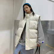 New Winter Men’s Vest – Down Cotton Undershirt with Stand-Up Collar and Horse Clip, Plus Size Available C32