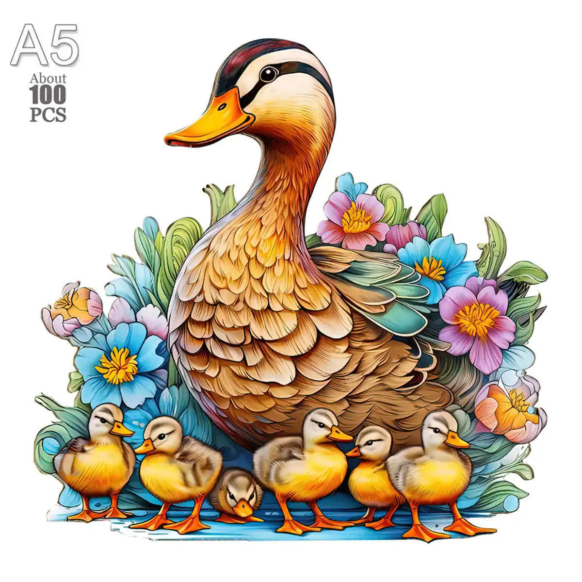 Set 2 Unique Wooden Animal Jigsaw Puzzle, Animal Shape, Wooden Jigsaw Puzzle, Mindfulness & Educational Animals Game for All Ages, Unique Sustainable, Wildlife Gift, Christmas gift Idea C179