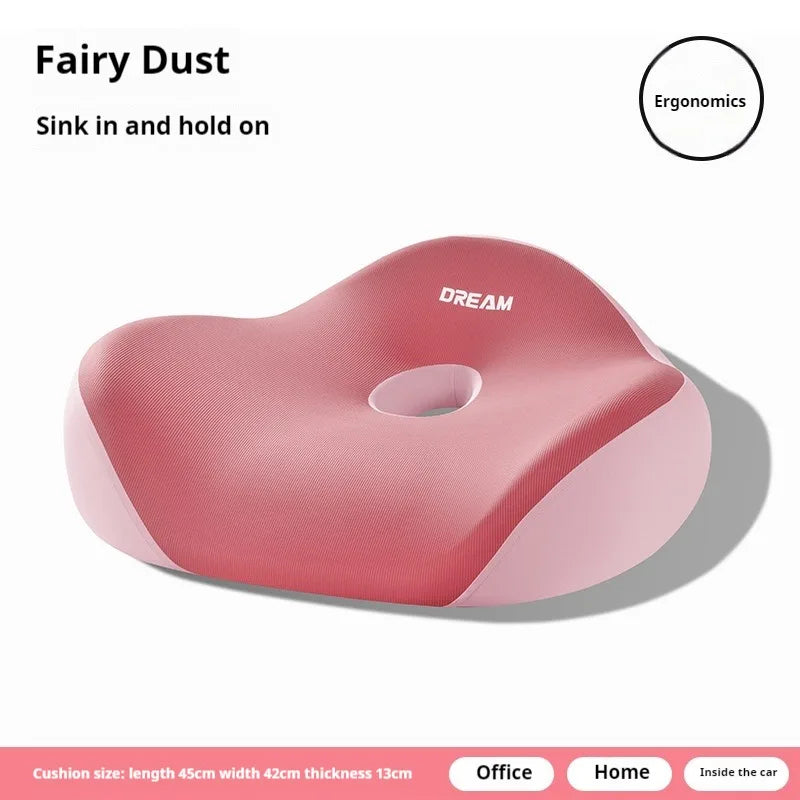 Memory Foam Office Chair Seat Cushion – Comfortable Donut Cushion with Removable Cover for Daily Sitting