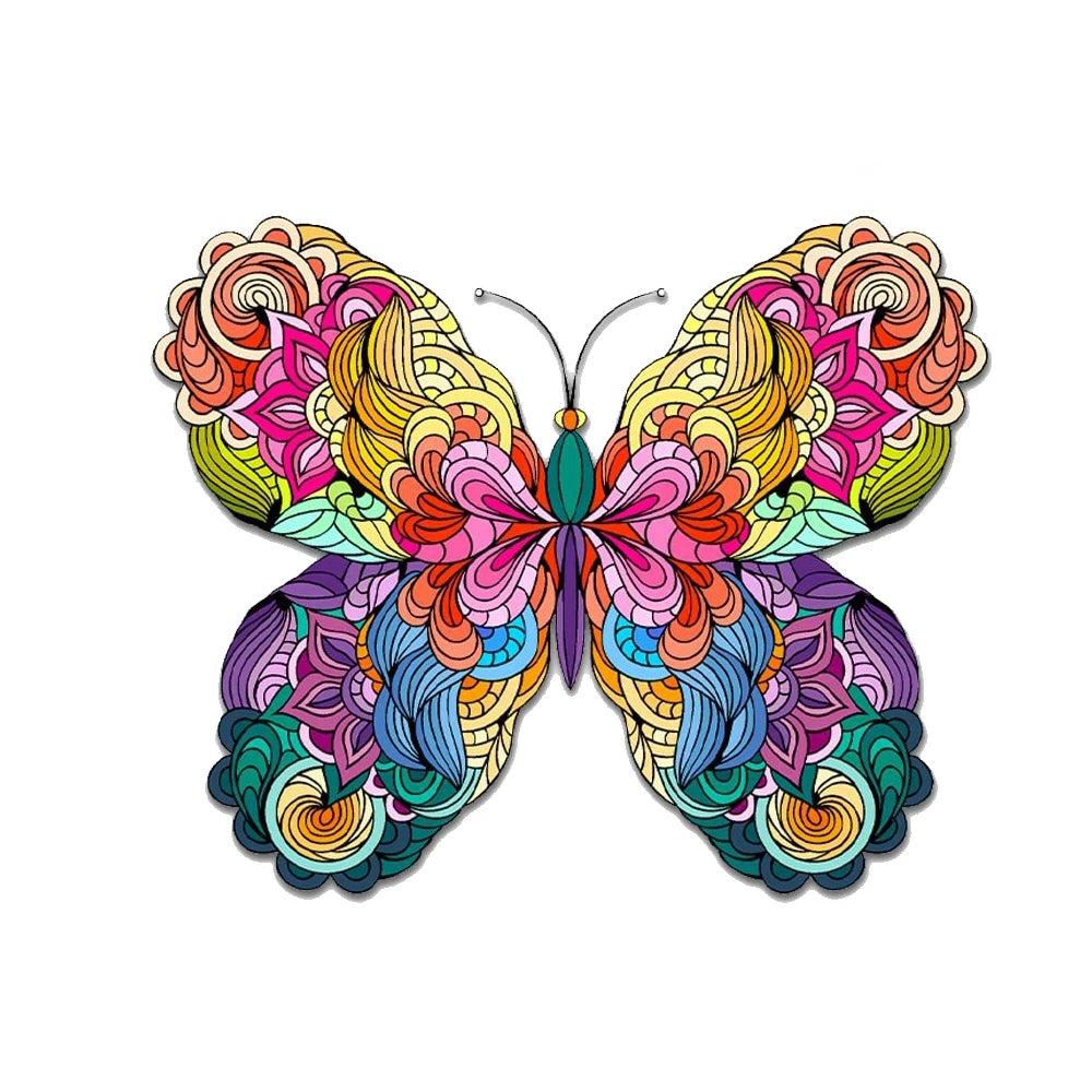 Set 2 Unique Wooden Animal Jigsaw Puzzle, Animal Shape, Wooden Jigsaw Puzzle, Mindfulness & Educational Animals Game for All Ages, Unique Sustainable, Wildlife Gift, Christmas gift Idea C167