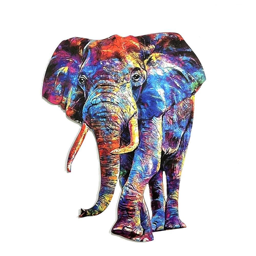 Set 2 Unique Wooden Animal Jigsaw Puzzle, Animal Shape, Wooden Jigsaw Puzzle, Mindfulness & Educational Animals Game for All Ages, Unique Sustainable, Wildlife Gift, Christmas gift Idea C167