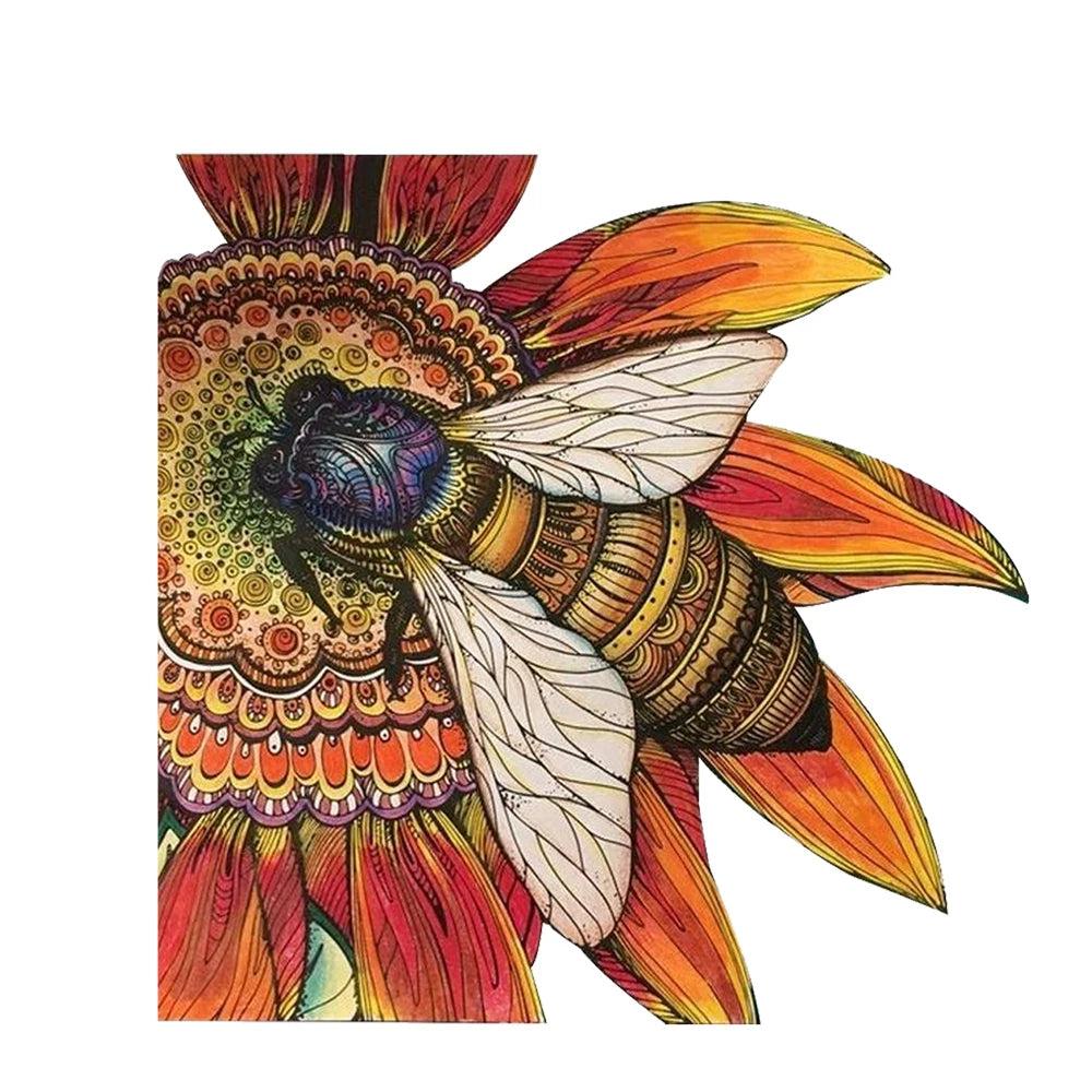 Set 2 Unique Wooden Animal Jigsaw Puzzle, Animal Shape, Wooden Jigsaw Puzzle, Mindfulness & Educational Animals Game for All Ages, Unique Sustainable, Wildlife Gift, Christmas gift Idea C167