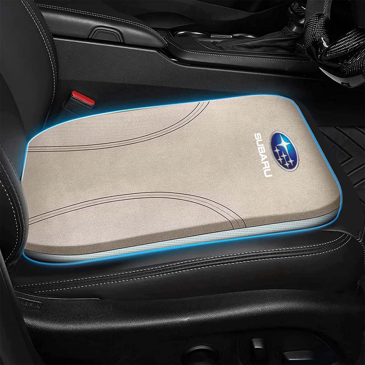 Car Seat Cushion, Custom Fit For Your Cars, Double Sided Seat Cushion, Breathable Suede + Ice Silk Car Seat Cushion, Comfort Seat Covers Cushion SU19979