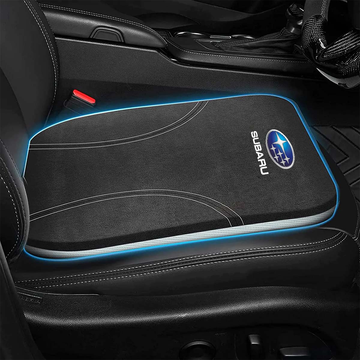 Car Seat Cushion, Custom Fit For Your Cars, Double Sided Seat Cushion, Breathable Suede + Ice Silk Car Seat Cushion, Comfort Seat Covers Cushion SU19979