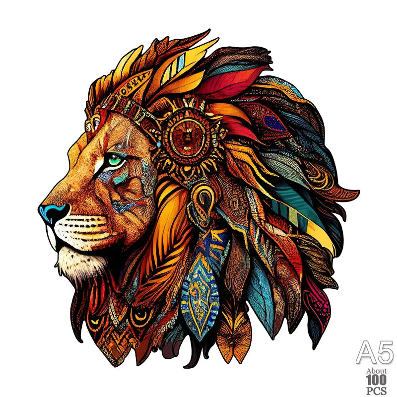 Set 2 Unique Wooden Animal Jigsaw Puzzle, Animal Shape, Wooden Jigsaw Puzzle, Mindfulness & Educational Animals Game for All Ages, Unique Sustainable, Wildlife Gift, Christmas gift Idea C179