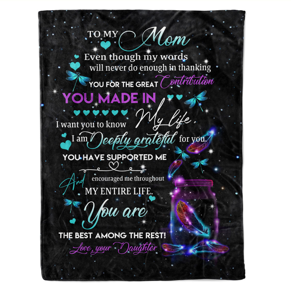 Personalized Custom Name To My Mom You Are The Best Among Fleece Sherpa Blanket Gift For Mom Mother