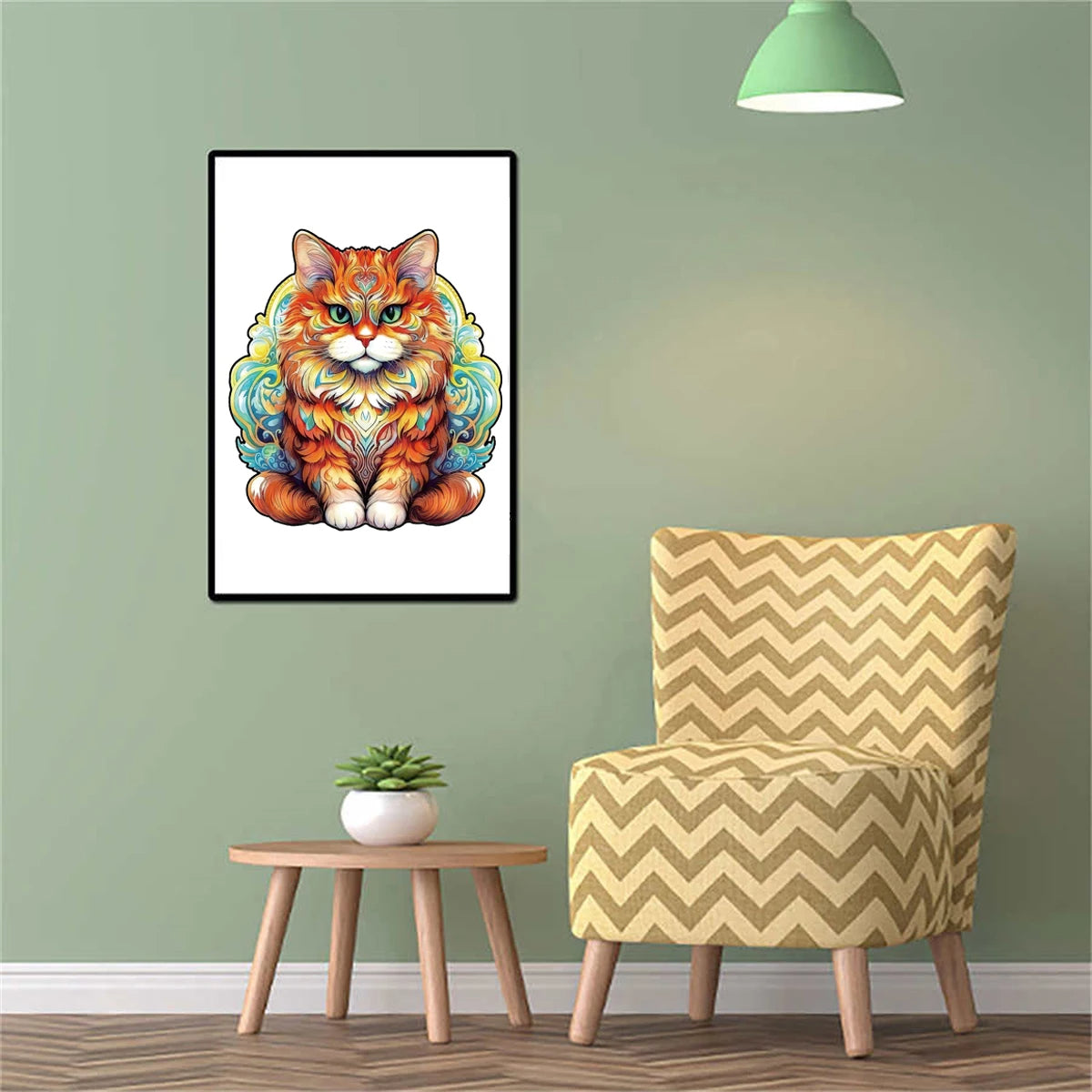 Unique Wooden Animal Jigsaw Puzzle, Animal Shape, Wooden Jigsaw Puzzle, Mindfulness & Educational Animals Game for All Ages, Unique Sustainable, Wildlife Gift, Christmas gift Idea C180