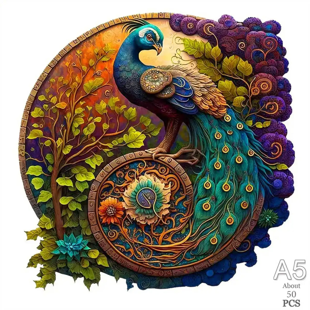 Set 2 Unique Wooden Animal Jigsaw Puzzle, Wooden Jigsaw Puzzle, Mindfulness & Educational Animals Game for All Ages, Unique Sustainable, Wildlife Gift, Christmas gift Idea C193