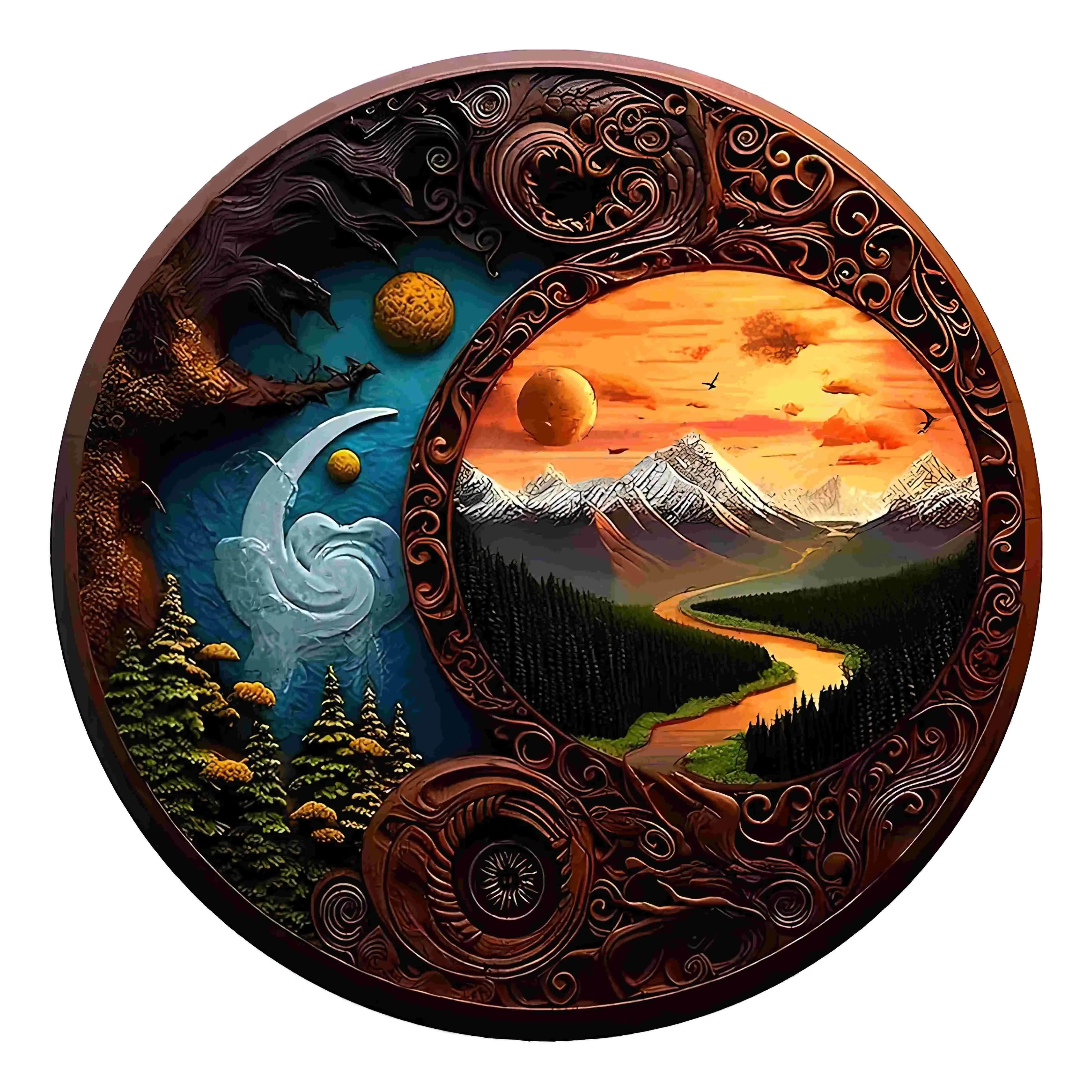 Set 2 Unique Wooden Animal Jigsaw Puzzle, Animal Shape, Wooden Jigsaw Puzzle, Mindfulness & Educational Animals Game for All Ages, Unique Sustainable, Wildlife Gift, Christmas gift Idea C160