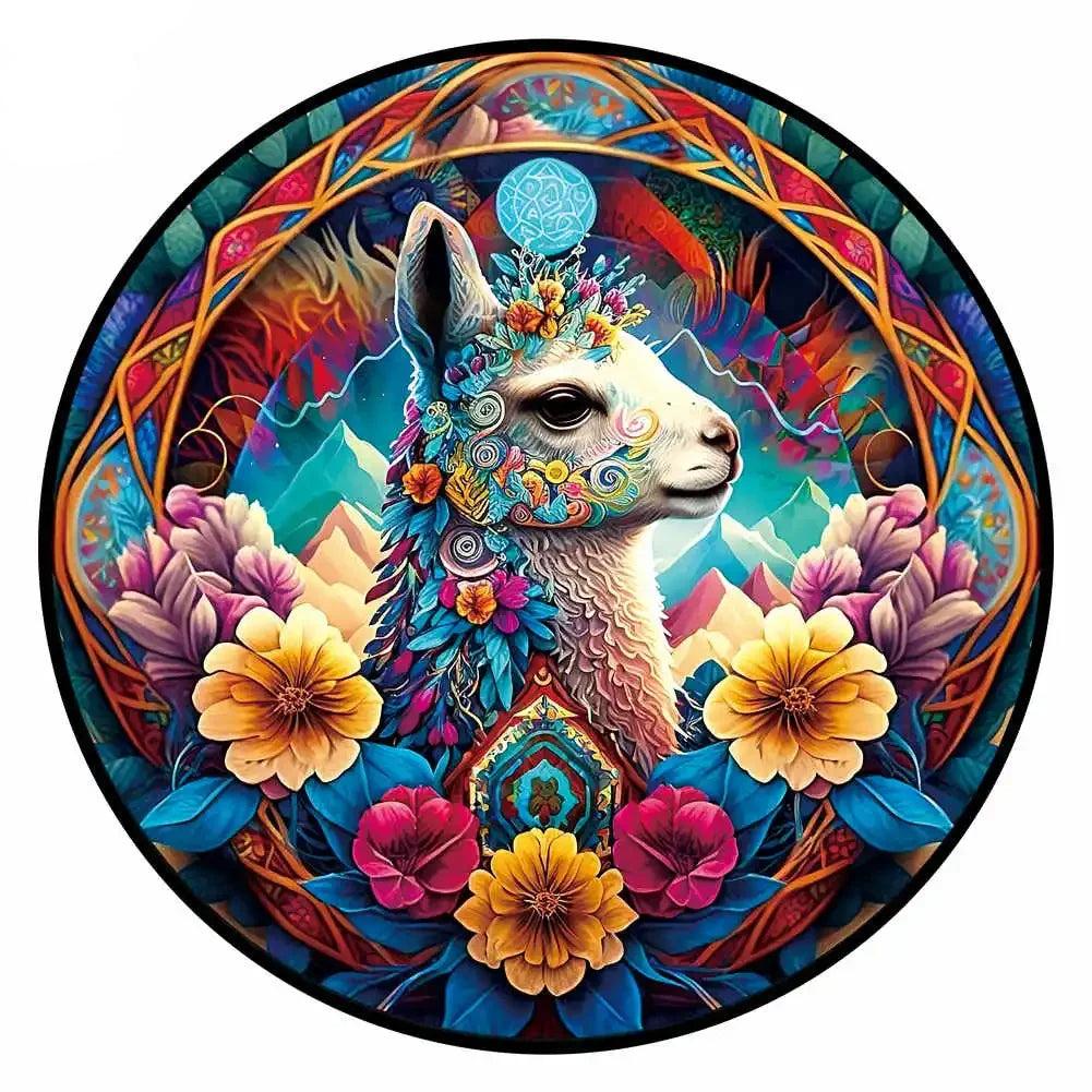 Set 2 Unique Wooden Animal Jigsaw Puzzle, Animal Shape, Wooden Jigsaw Puzzle, Mindfulness & Educational Animals Game for All Ages, Unique Sustainable, Wildlife Gift, Christmas gift Idea C160