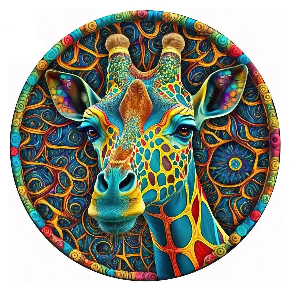 Set 2 Unique Wooden Animal Jigsaw Puzzle, Wooden Jigsaw Puzzle, Mindfulness & Educational Animals Game for All Ages, Unique Sustainable, Wildlife Gift, Christmas gift Idea C165