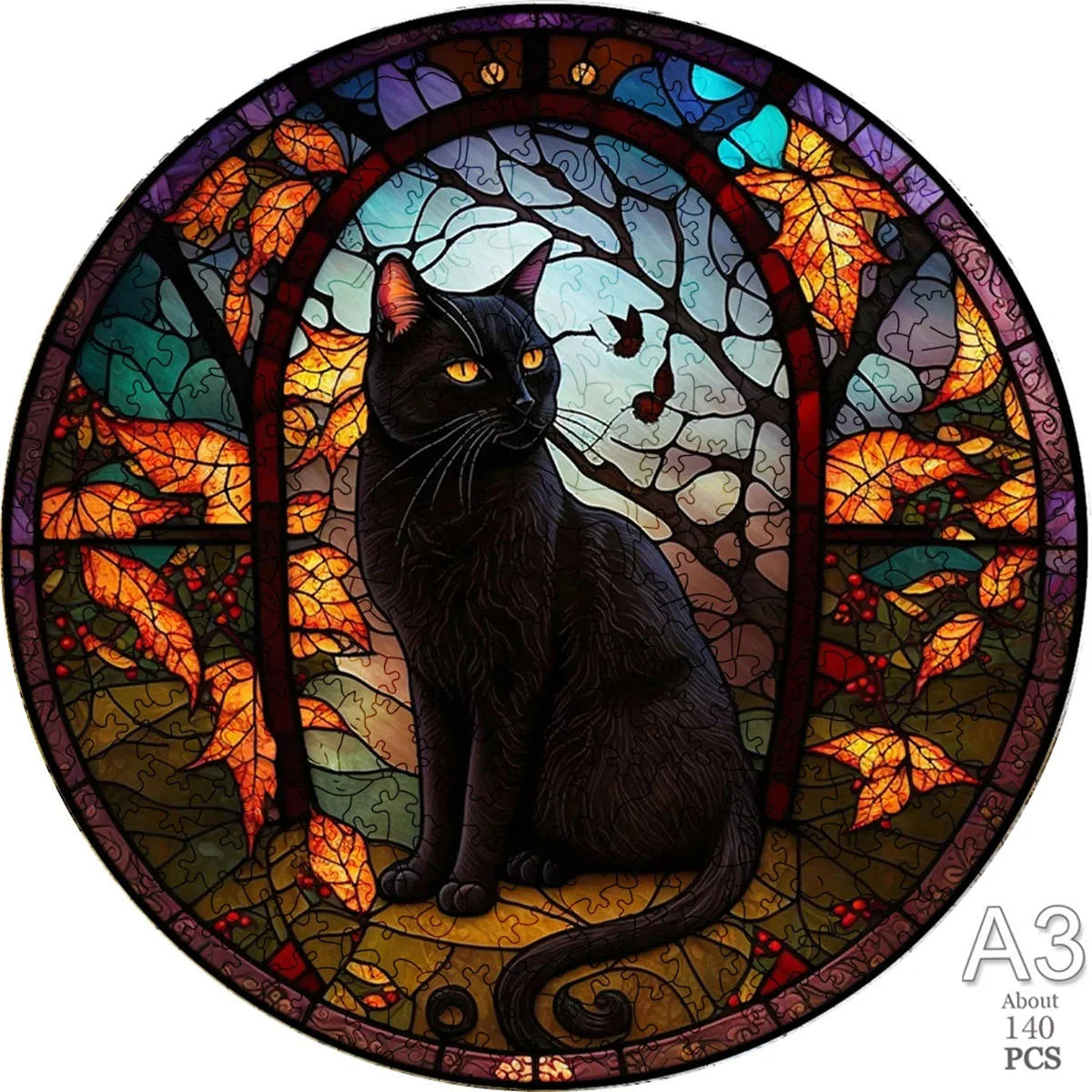 Set 2 Unique Wooden Animal Jigsaw Puzzle, Wooden Jigsaw Puzzle, Mindfulness & Educational Animals Game for All Ages, Unique Sustainable, Wildlife Gift, Christmas gift Idea C193