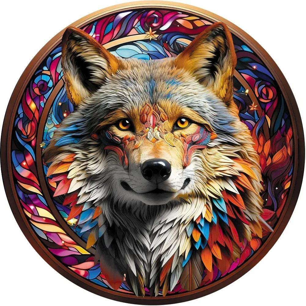 Set 2 Unique Wooden Animal Jigsaw Puzzle, Wooden Jigsaw Puzzle, Mindfulness & Educational Animals Game for All Ages, Unique Sustainable, Wildlife Gift, Christmas gift Idea C165