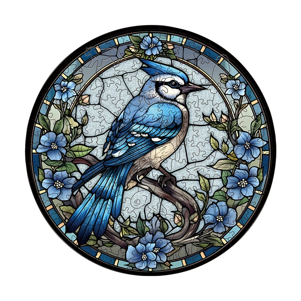 Unique Animal Wooden Jigsaw Puzzles, Bird, DIY Crafts, Educational Toys for Adults and Kids, Perfect Gift Idea, Christmas gift Idea C168