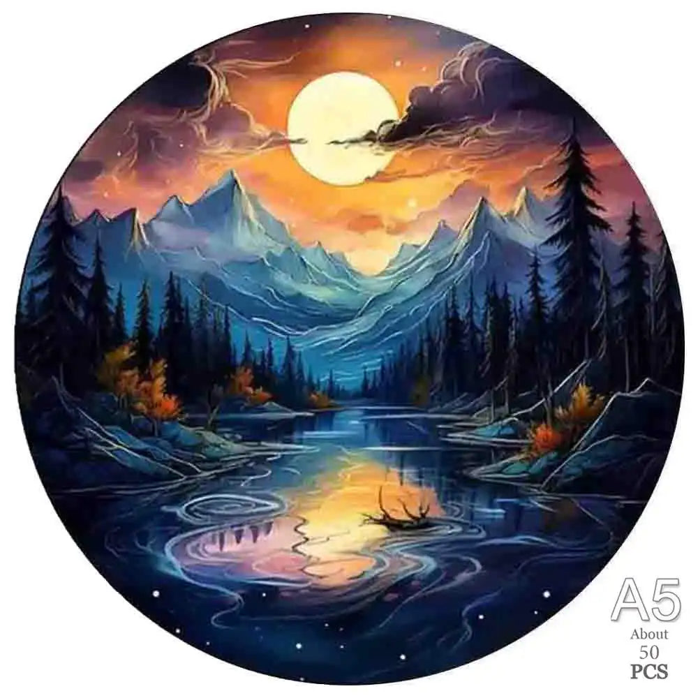 Set 2 Unique Wooden Animal Jigsaw Puzzle, Wooden Jigsaw Puzzle, Mindfulness & Educational Animals Game for All Ages, Unique Sustainable, Wildlife Gift, Christmas gift Idea C193