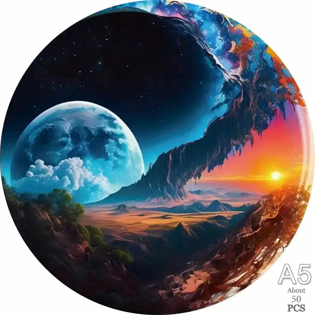 Set 2 Unique Wooden Animal Jigsaw Puzzle, Wooden Jigsaw Puzzle, Mindfulness & Educational Animals Game for All Ages, Unique Sustainable, Wildlife Gift, Christmas gift Idea C190