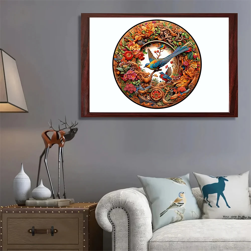 Unique Animal Wooden Jigsaw Puzzles, Bird, DIY Crafts, Educational Toys for Adults and Kids, Perfect Gift Idea, Christmas gift Idea 184