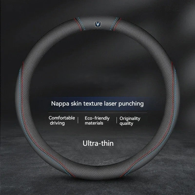 Suede Leather Steering Wheel Cover for Car