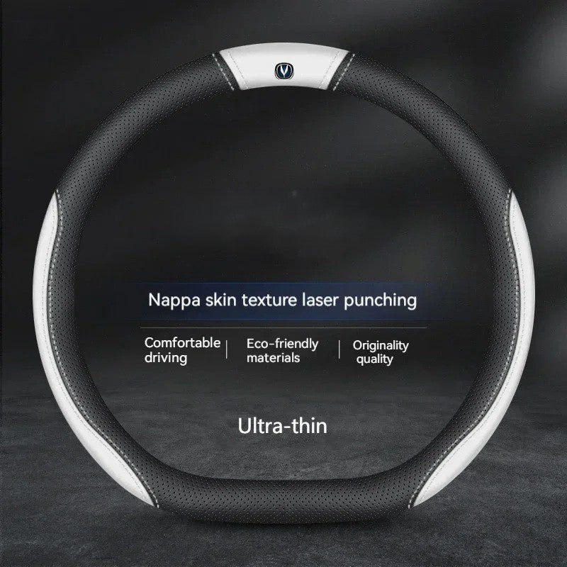 Suede Leather Steering Wheel Cover for Car