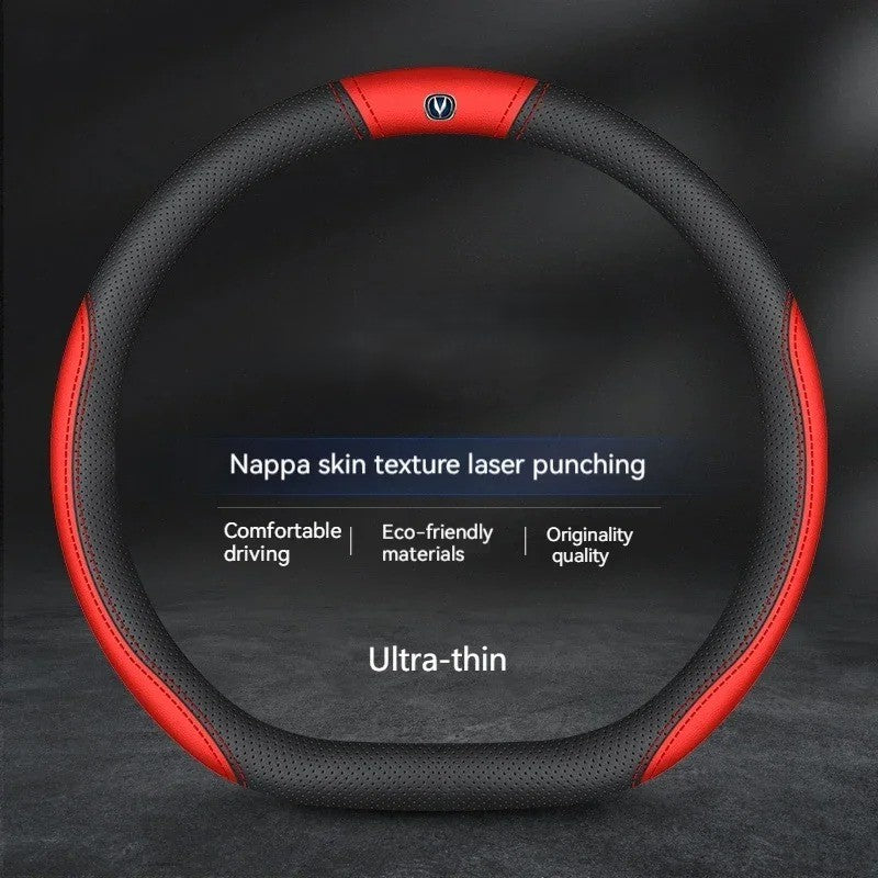 Suede Leather Steering Wheel Cover for Car