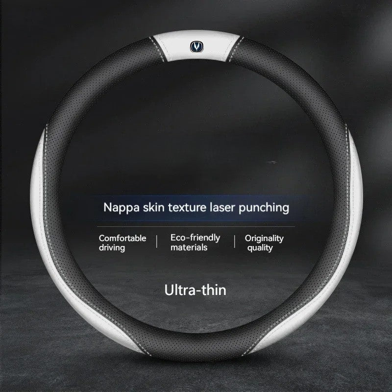 Suede Leather Steering Wheel Cover for Car