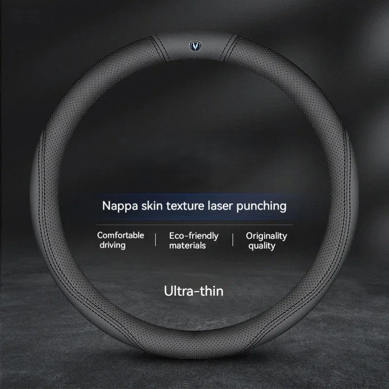 Suede Leather Steering Wheel Cover for Car