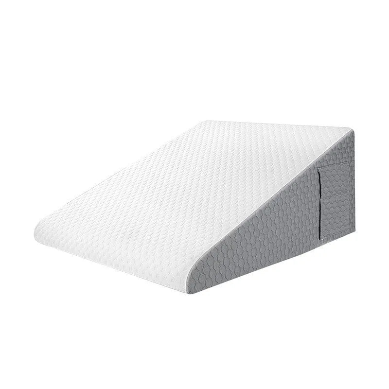 Thickened Wedge Pillow for Sleeping – 30° Triangle Elevated Support Pillow with Air Layer Foam