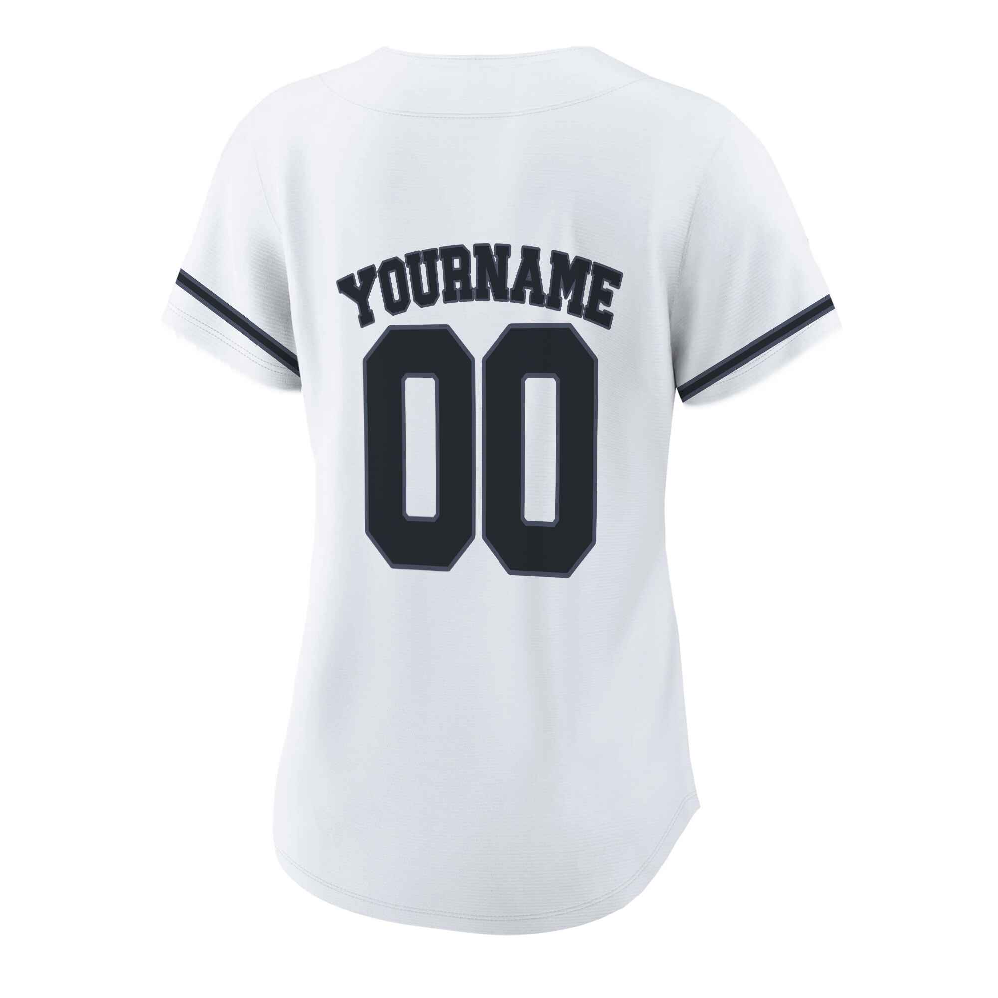Custom White Black-Gray Authentic Baseball Jersey