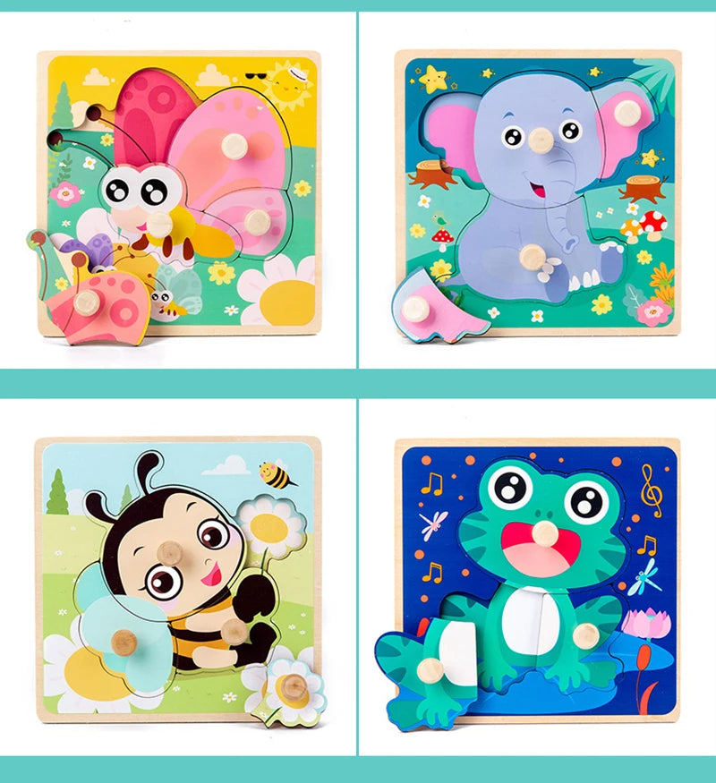 Set 2 Montessori Animals Puzzle Board, Laser Cut for Educational Wooden Toy, Wooden Animals Puzzle Laser Cut, Wooden Animals Set, Shape sorter toy, Toddler gift, Kids Christmas gift C154