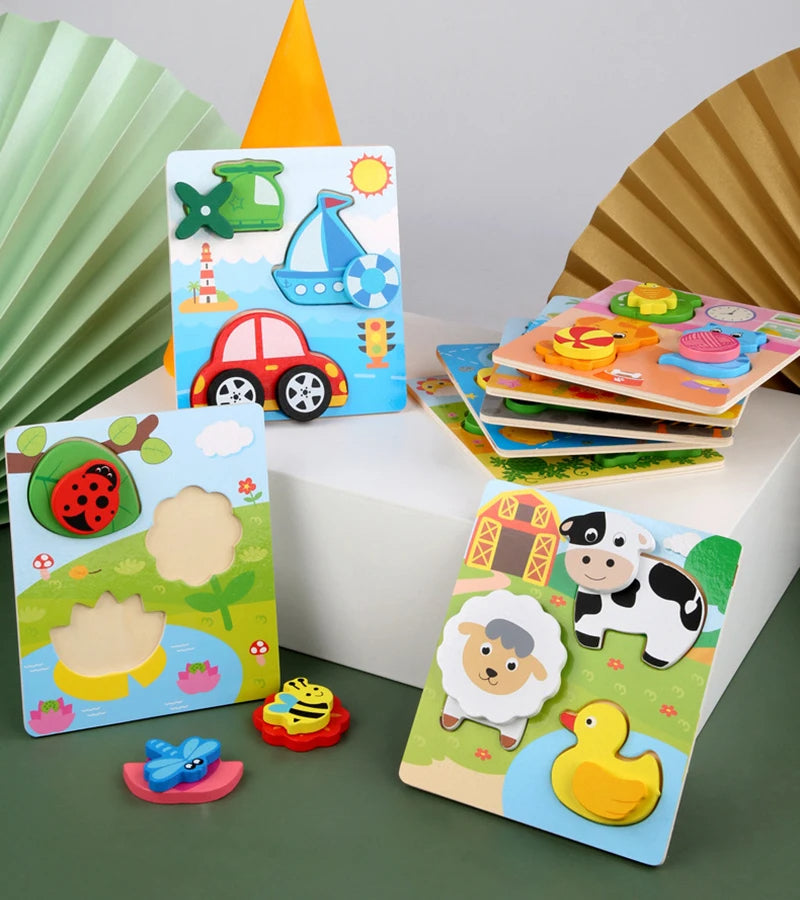 Set 2 Montessori Animals Puzzle Board, Laser Cut for Educational Wooden Toy, Wooden Animals Puzzle Laser Cut, Wooden Animals Set, Shape sorter toy, Toddler gift, Kids Christmas gift C154