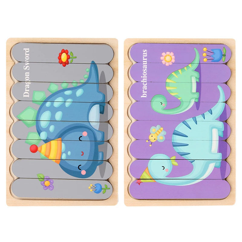 Set 2 Montessori Alphabet Puzzle Board, Laser Cut for Educational Wooden Toy, Wooden Animals Puzzle Laser Cut, Wooden Alphabet Set, Wood math game, Shape sorter toy, Toddler gift, Kids Christmas gift C163