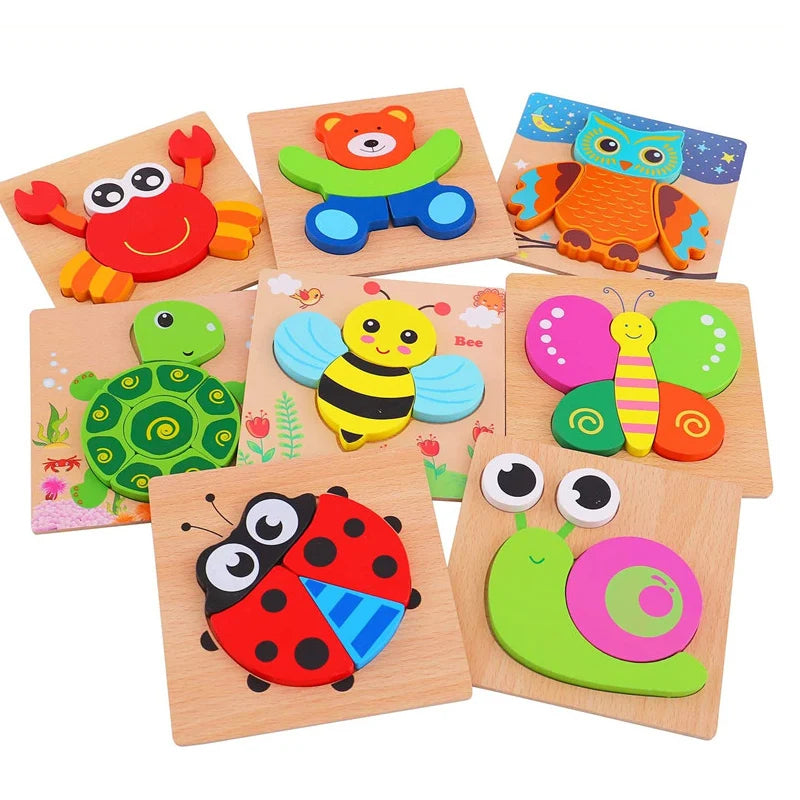 Set 2 Montessori Animals Puzzle Board, Laser Cut for Educational Wooden Toy, Wooden Animals Puzzle Laser Cut, Wooden Animals Set, Shape sorter toy, Toddler gift, Kids Christmas gift C154