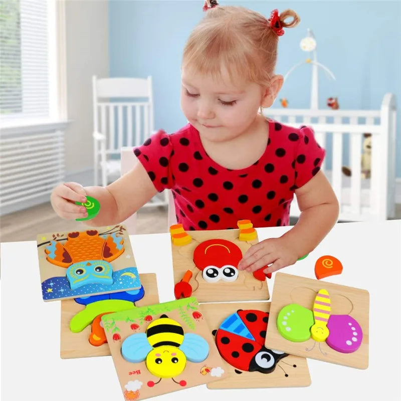 Set 2 Montessori Animals Puzzle Board, Laser Cut for Educational Wooden Toy, Wooden Animals Puzzle Laser Cut, Wooden Animals Set, Shape sorter toy, Toddler gift, Kids Christmas gift C154