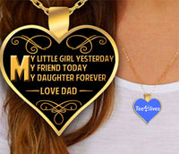Thumbnail for My Daughter Forever Heart Necklace - Necklaces for Daughter