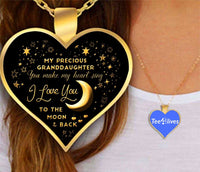 Thumbnail for To My Granddaughter Heart Necklace - Necklaces for Women 3