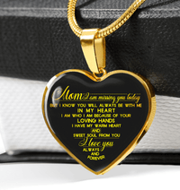 Thumbnail for To My Mom Heart Necklace - Necklaces for Women