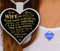 Thumbnail for To My Wife Heart Necklace - Necklaces for Women 7