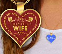 Thumbnail for To My Wife Heart Necklace - Necklaces for Women 9