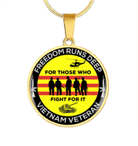 Thumbnail for Vietnam Veteran Freedom Circle Necklace