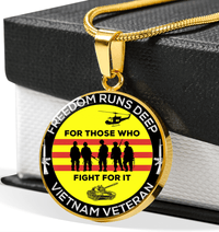 Thumbnail for Vietnam Veteran Freedom Circle Necklace