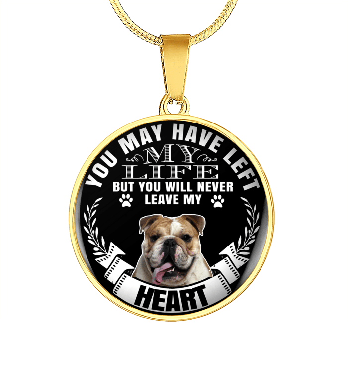Bulldog Circle Necklace
