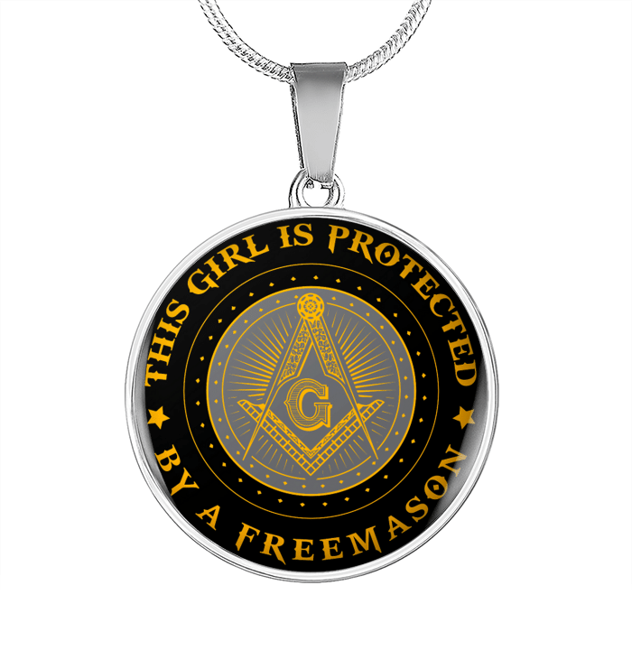 Protected Freemason Circle Necklace