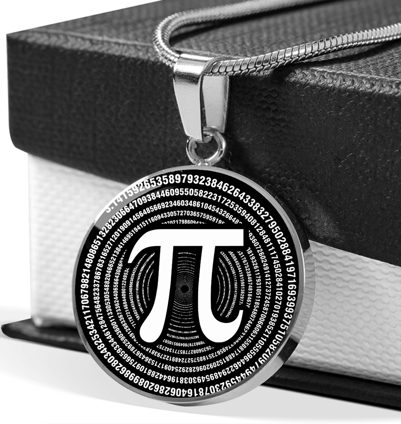 Pi Day Circle Necklace - Gift For Son And Daughter