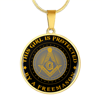 Thumbnail for Protected Freemason Circle Necklace