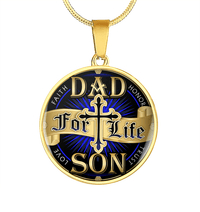 Thumbnail for To My Son Circle Necklace - Gift For Son