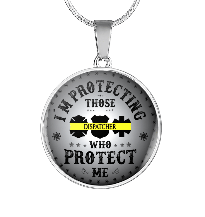 Dispatcher Protecting Circle Necklace