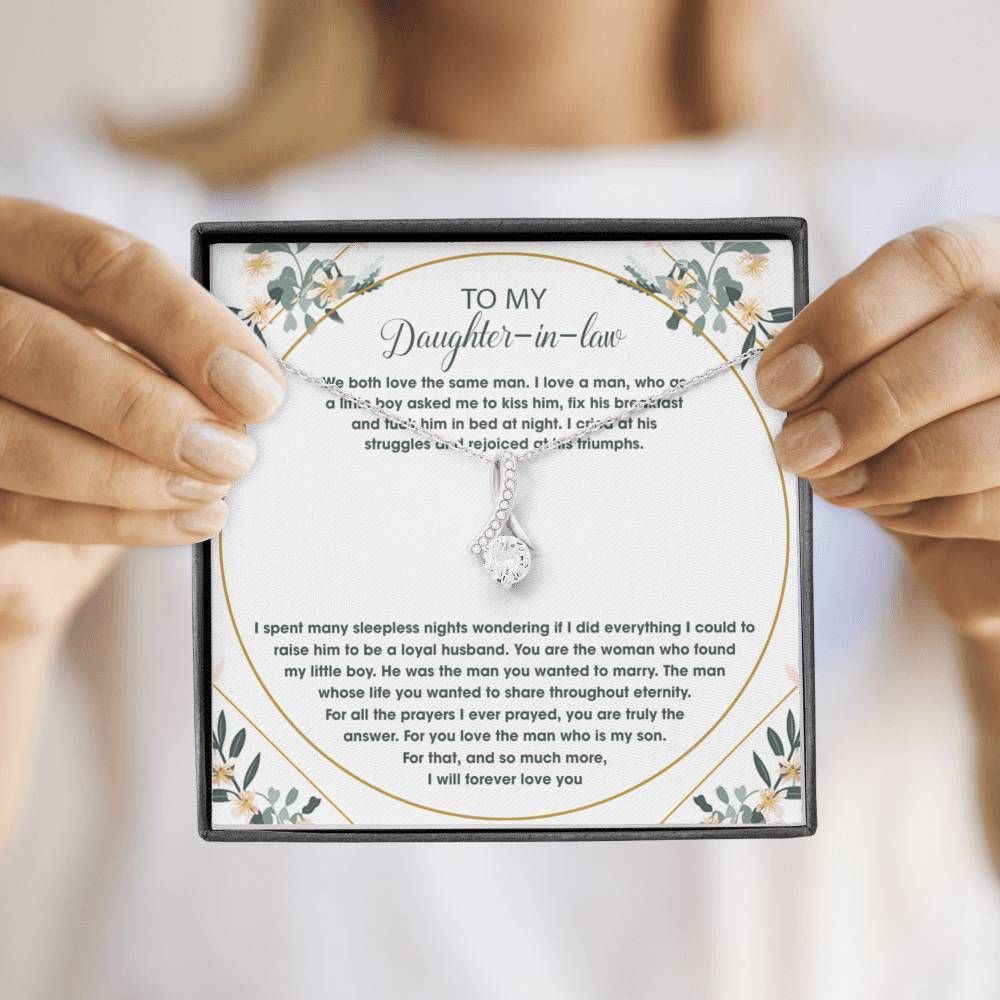 To My Daughter-in-law Necklace - Happy Birthday Daughter-in-law