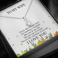 Thumbnail for To My Wife Necklace - Happy Birthday Wife