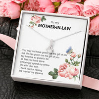 Thumbnail for To My Mother-In-Law Necklace - Happy Birthday Mother-In-Law
